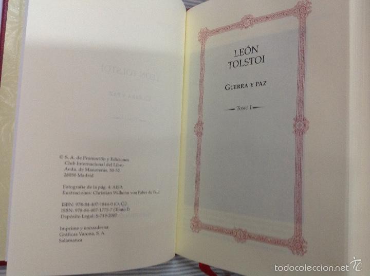 Libros de segunda mano: GUERRA Y PAZ I LEON TOLSTOI - Foto 4