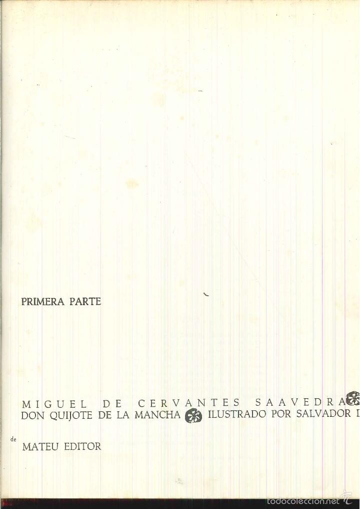 Libros de segunda mano: DON QUIJOTE DE LA MANCHA. Miguel de Cervantes - Foto 2