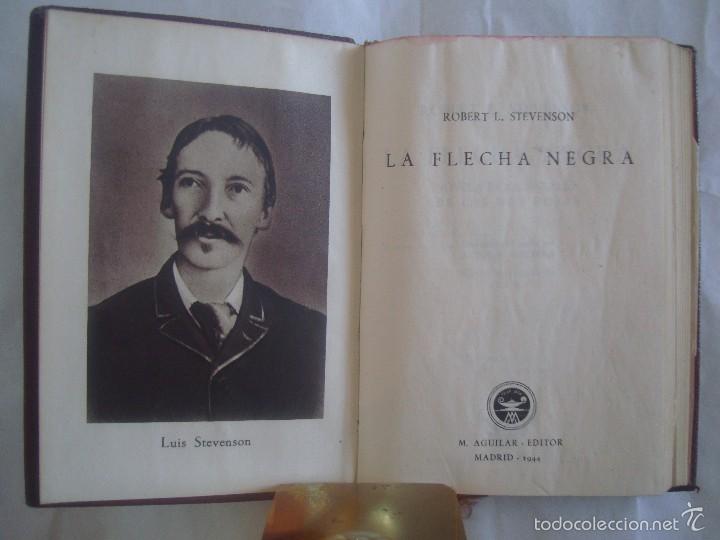 Libros de segunda mano: ROBERT L. STEVENSON. LA FLECHA NEGRA. ED. AGUILAR 1944. CRIISOL N&Uacute;M. 54 - Foto 1