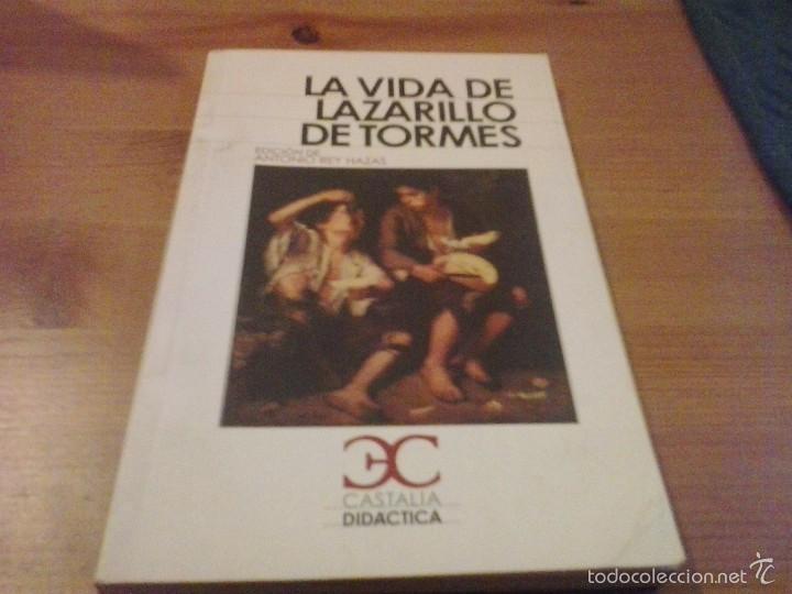 Libros de segunda mano: La vida de Lazarillo de Tormes . Castalia Did&aacute;ctica - Foto 1