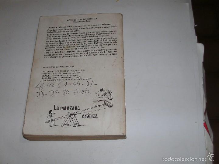 Libros de segunda mano: EL MARQUES DE SADE - LOS 120 DIAS DE SODOMA - Foto 2