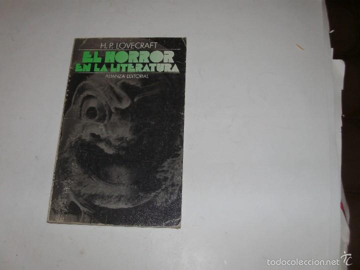 Libros de segunda mano: H.P. LOVECRAFT - EL HORROR EN LA LITERATURA - Foto 1
