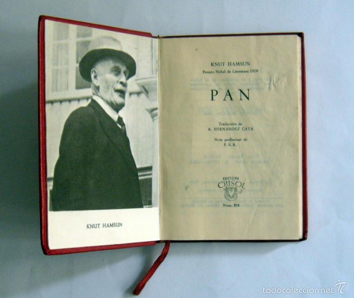 Libros de segunda mano: PAN - KNUT HAMSUN - COLECCION CRISOL. 1964 - Foto 3