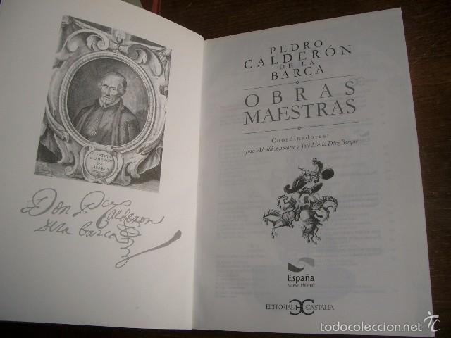 Libros de segunda mano: PEDRO CALDER&Oacute;N DE LA BARCA, OBRAS MAESTRAS . EDITORIAL CASTALIA - Foto 3
