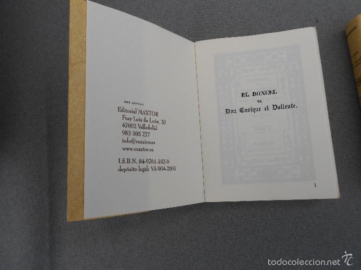 Libros de segunda mano: EL DONCEL DE DON ENRIQUE EL DOLIENTE. DOS TOMOS. - Foto 2
