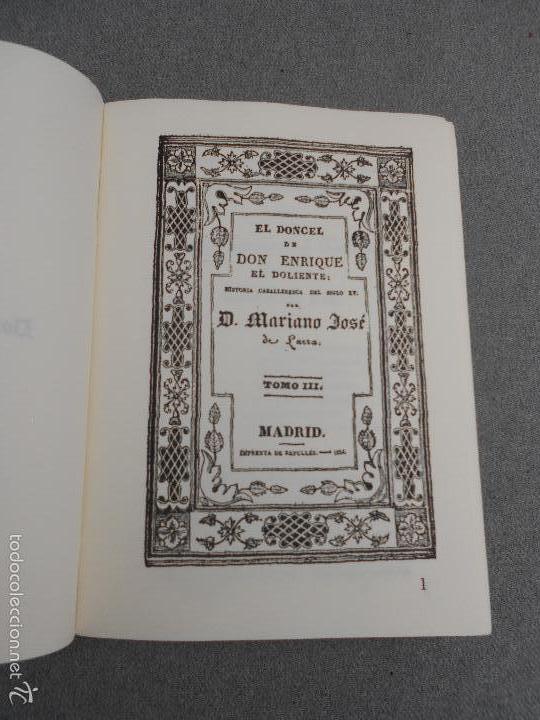 Libros de segunda mano: EL DONCEL DE DON ENRIQUE EL DOLIENTE. DOS TOMOS. - Foto 3