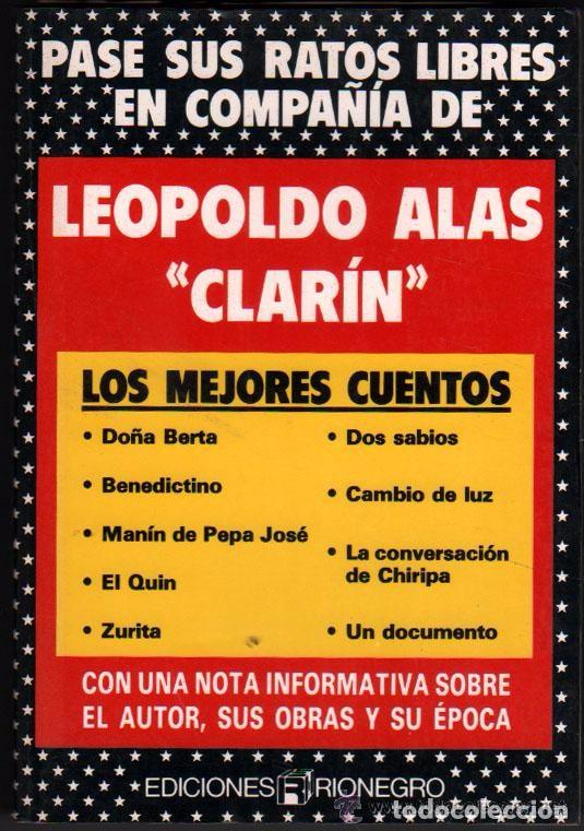 Libros de segunda mano: Leopoldo Alas Clarin -  Los Mejores Cuentos - Foto 1