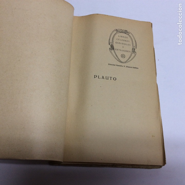 Libros de segunda mano: COMEDIAS. LOS CAUTIVOS LAS BAQUIS EL GORGOJO / PLAUTO - Foto 3