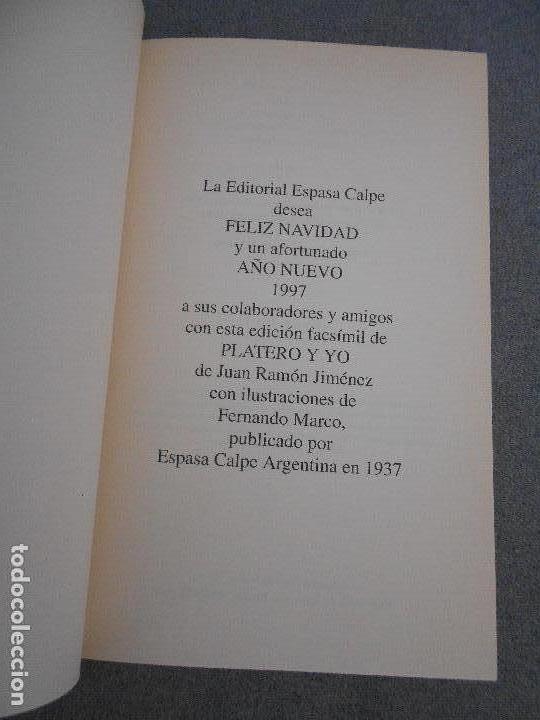 Libros de segunda mano: PLATERO Y YO - Foto 2
