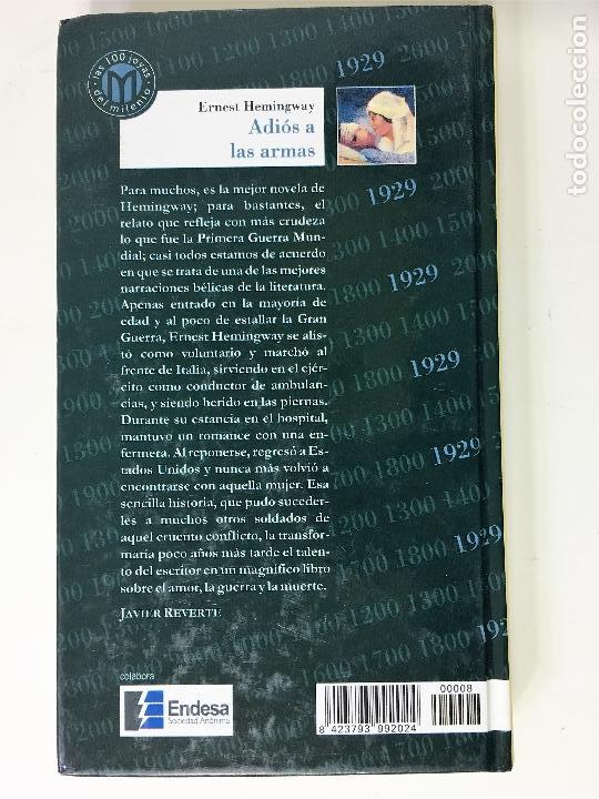 Libros de segunda mano: ADIOS A LAS ARMAS  de Ernest Hemingway  UNIDAD EDITORIAL S.A. -1999 - Foto 3