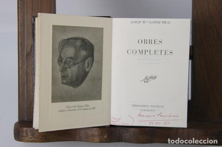 Libros de segunda mano: 4742- JOSEP M&ordf; LOPEZ PICO OBRES COMPLETES. EDIT. SELECTA. 1948. - Foto 1