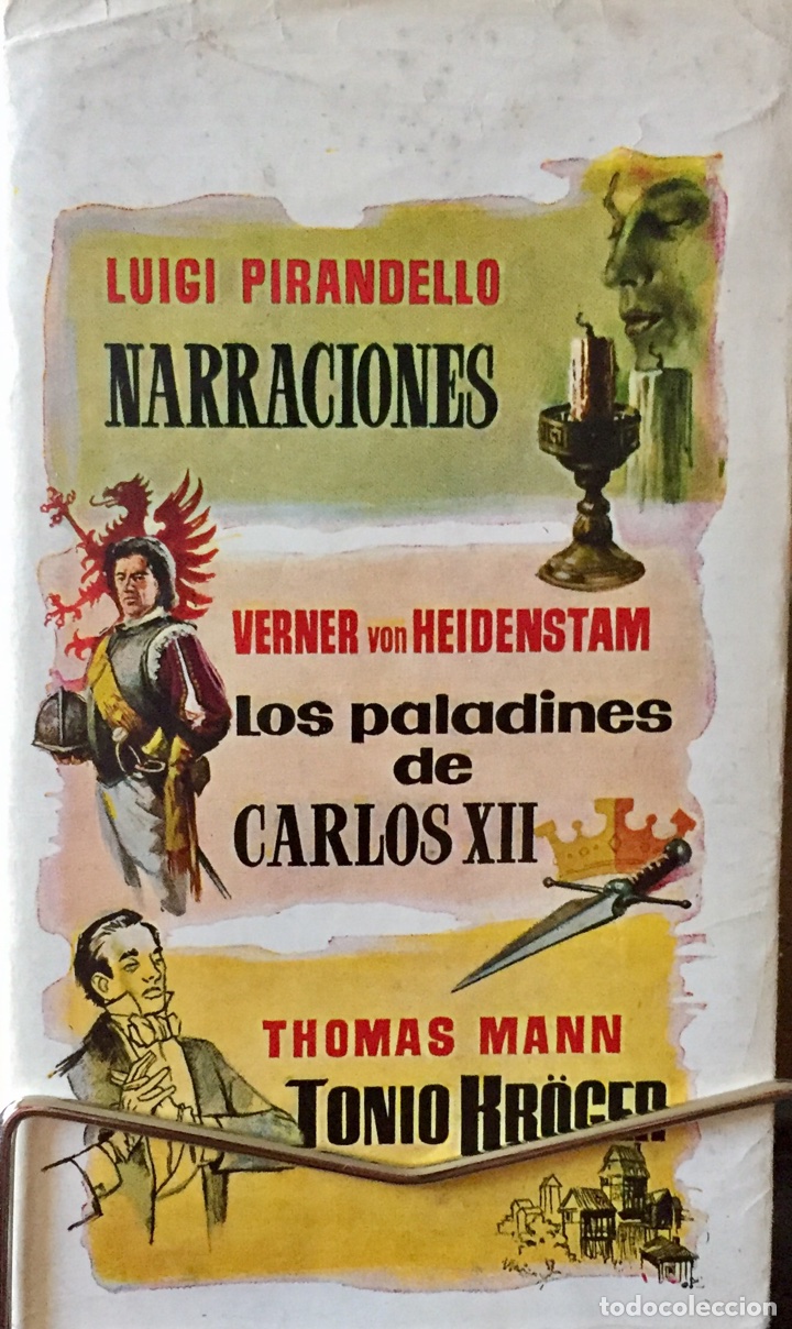 Livros em segunda m&atilde;o: 1960 PREMIOS NOVEL, PIRANDELLO, MANN, HEIDENSTAM.
