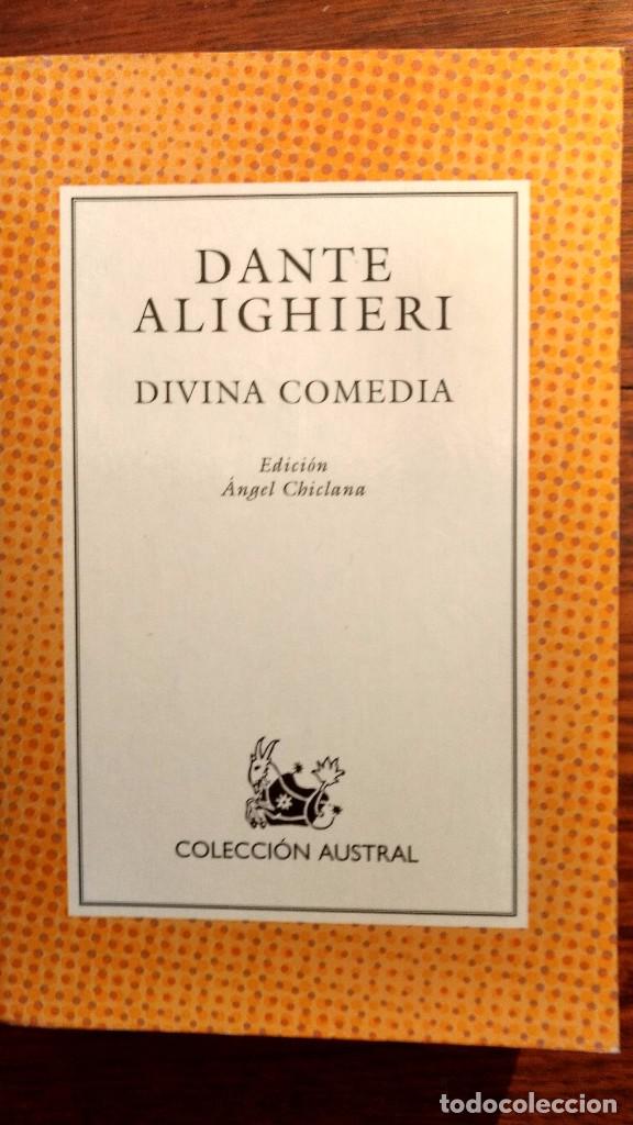 Libros de segunda mano: Divina Comedia. Dante Alighieri. Ed. &Aacute;ngel Chiclana. - Foto 1
