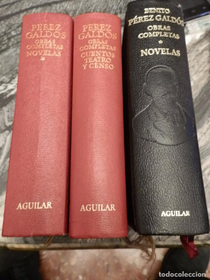 Libros de segunda mano: GALDOS, AGUILAR, 3 VOL.  1975-1977-2003