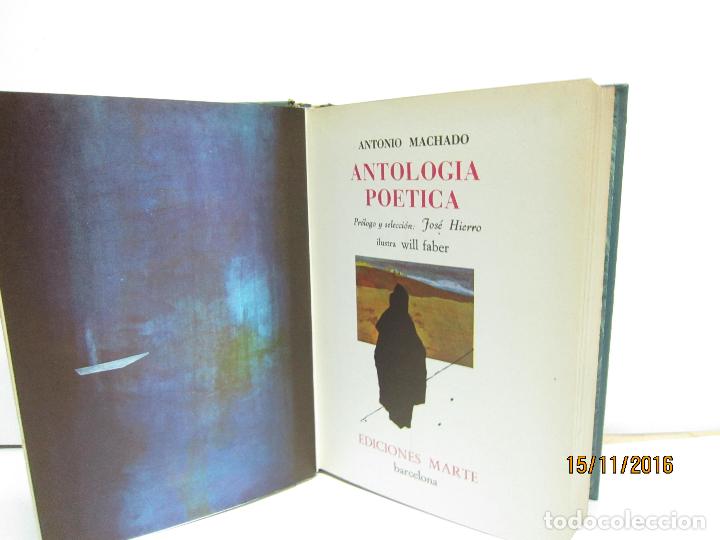 Libros de segunda mano: MACHADO .ANTONIO,  ANTOLOGIA  POETICA - Foto 1