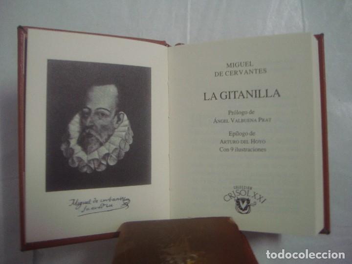 Libros de segunda mano: MIGUEL DE CERVANTES. LA GITANILLA. ED. AGUILAR. CRISOL. - Foto 3