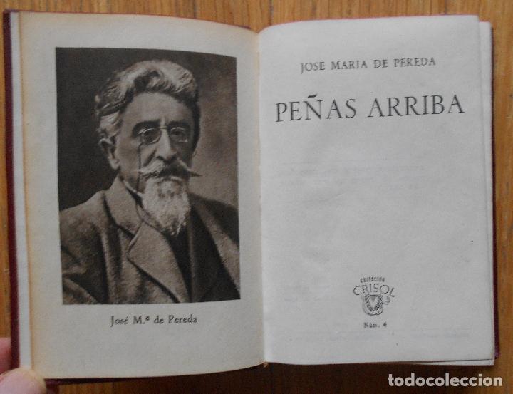 Libros de segunda mano: PE&Ntilde;AS ARRIBA, M.Pereda, Crisol - Foto 2
