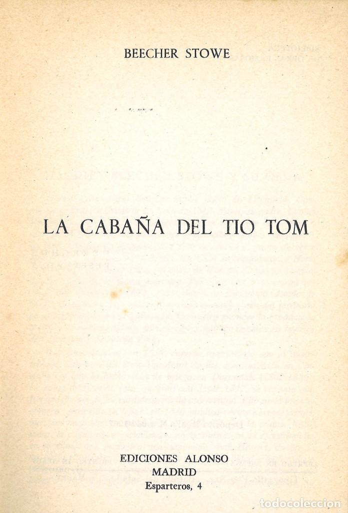 Libros de segunda mano: La caba&ntilde;a del tio Tom. Beecher Stone. 1967 - Foto 2