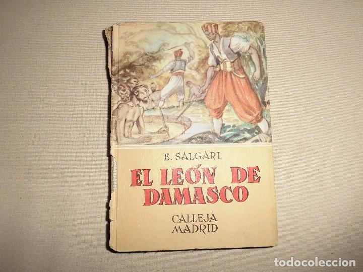 Libros de segunda mano: SALGARI N&ordm; 41 EL LEON DE DAMASCO CALLEJA - Foto 1