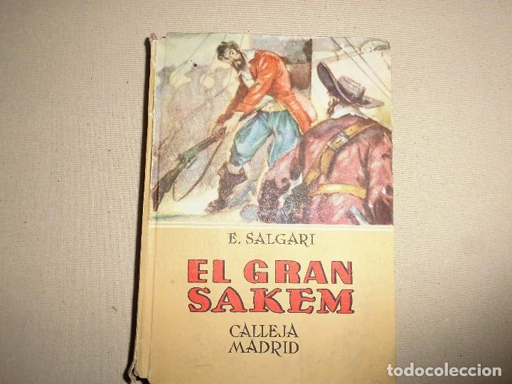 Libros de segunda mano: SALGARI N&ordm; 34 EL GRAN SAKEM CALLEJA - Foto 1