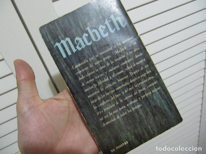 Libros de segunda mano: MACBETH - SHAKESPEARE - CLASICOS PLAZA NUMERO 41-1965 - Foto 2