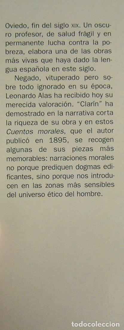 Libros de segunda mano: CUENTOS MORALES - LEOPOLDO ALAS CLARIN - Foto 3