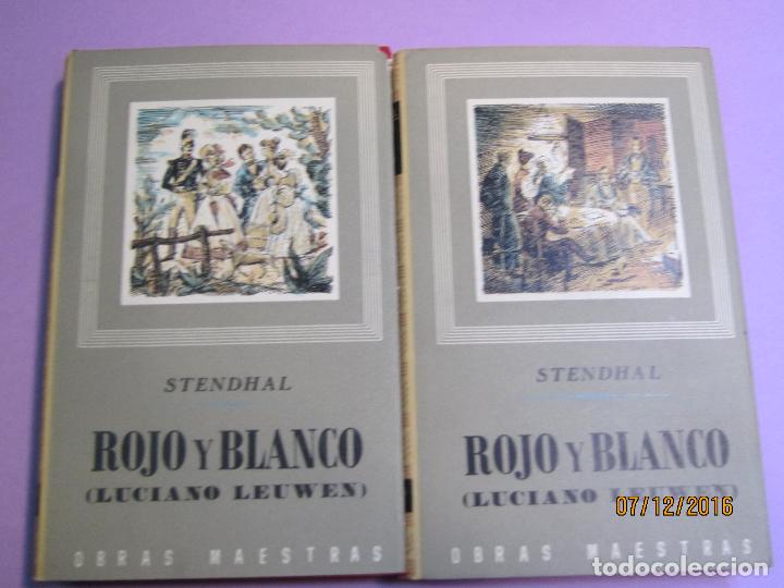 Libros de segunda mano: STENDHAL. ROJO Y BLANCO  LUCIANO LEUWEN, - Foto 1