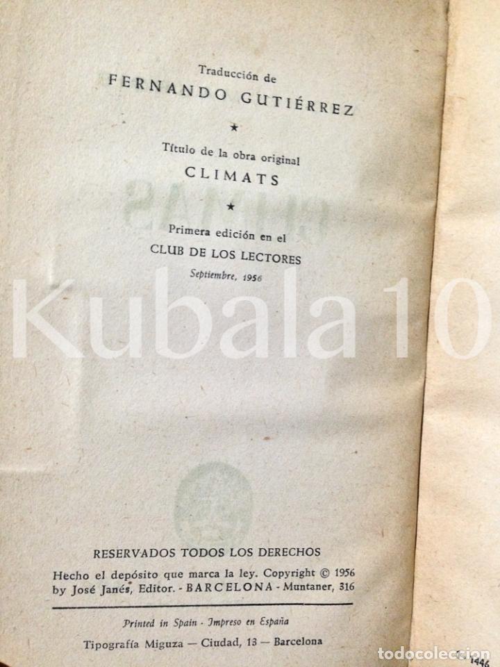 Libros de segunda mano: CLIMAS - ANDRE MAUROIS - JOS&Eacute; JANES EDITOR - KB0365 - Foto 2