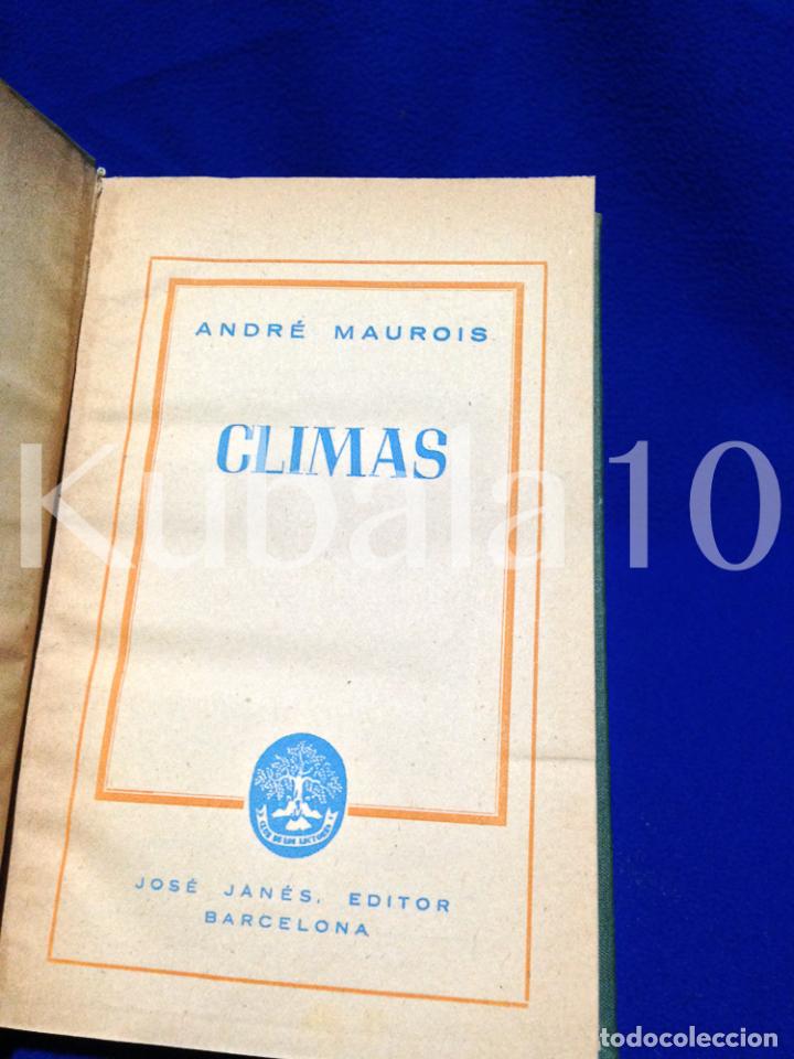 Libros de segunda mano: CLIMAS - ANDRE MAUROIS - JOS&Eacute; JANES EDITOR - KB0365 - Foto 3