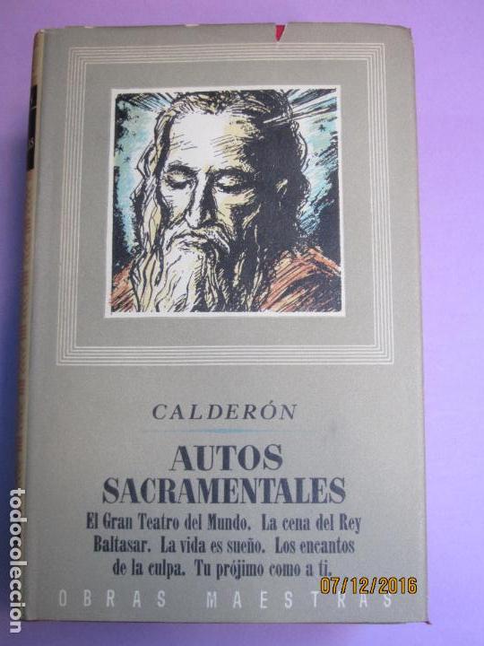 Libros de segunda mano: CALDER&Oacute;N DE LA BARCA. PEDRO,AUTOS SACRAMENTACES, - Foto 1