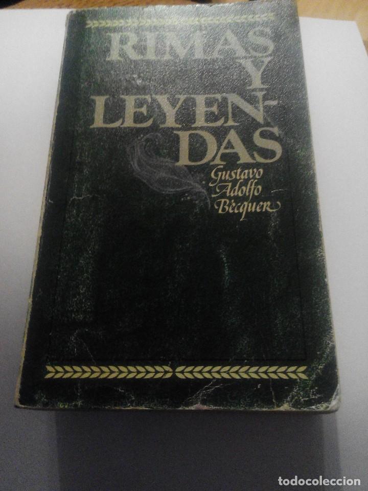 Libros de segunda mano: RIMAS Y LEYENDAS - GUSTAVO ADOLFO B&Eacute;CQUER.  EDICION 1972 - Foto 1