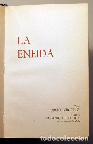 Libros de segunda mano: VIRGILIO, Publio - LA ENEIDA - Barcelona 1960 - Foto 2