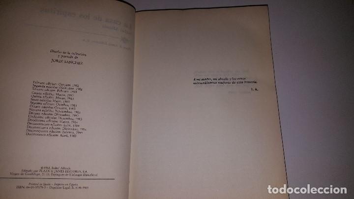 Libros de segunda mano: LA CASA DE LOS ESPIRITUS  - ISABEL ALLENDE - Foto 2