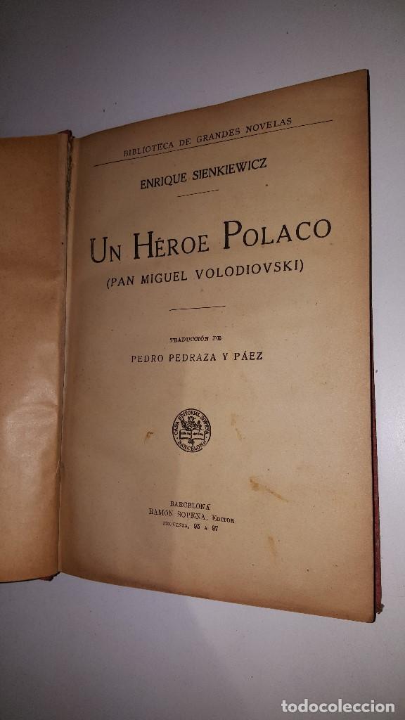 Libros de segunda mano: UN HEROE POLACO  -  BIBLIOTECA DE GRANDES NOVELAS - Foto 1