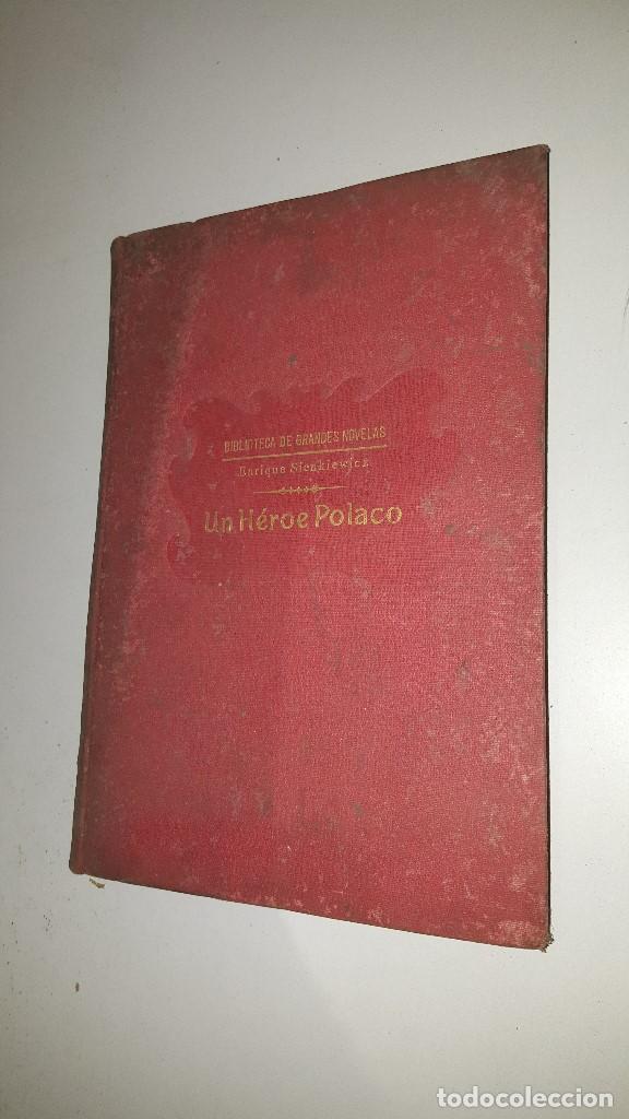 Libros de segunda mano: UN HEROE POLACO  -  BIBLIOTECA DE GRANDES NOVELAS - Foto 2
