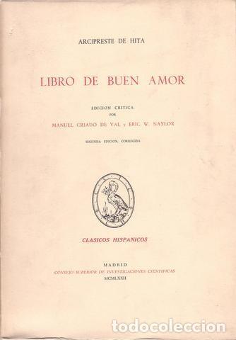 Libros de segunda mano: RUIZ, JUAN (ARCIPRESTE DE HITA): LIBRO DE BUEN AMOR - Foto 1