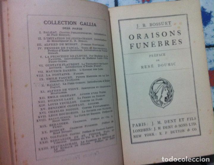 Libros de segunda mano: Bossuet. Oraisons fun&egrave;bres. - Foto 2