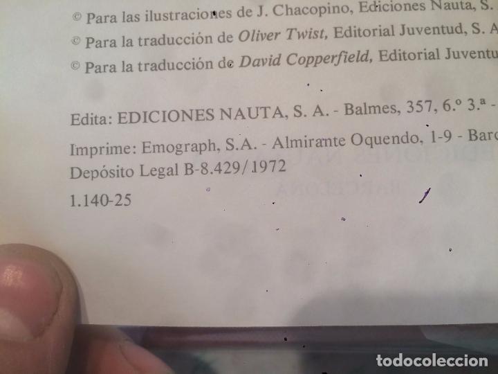 Libros de segunda mano: Antiguo libro Charles Dickens por David Copperfield a&ntilde;o 1972 - Foto 4