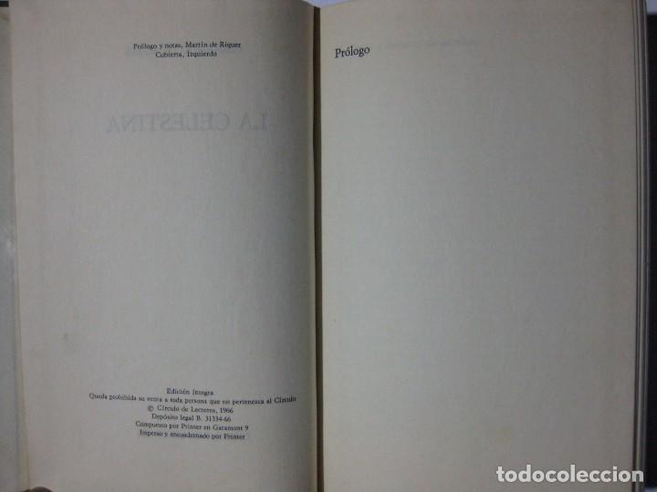 Libros de segunda mano: LA CELESTINA - FERNANDO DE ROJAS - C&Iacute;RCULO DE LECTORES - 1966 - Foto 3