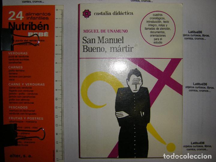 Libros de segunda mano: san manuel bueno, m&aacute;rtir - Foto 1