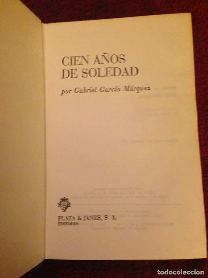 Libros de segunda mano: Libro,- CIEN A&Ntilde;OS DE SOLEDAD - Foto 2