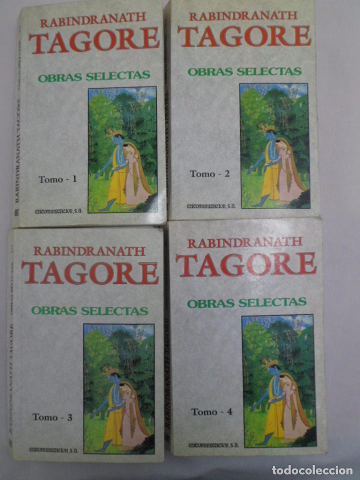 Libros de segunda mano: OBRAS SELECTAS 4 TOMOS. RABINDRANATH TAGORE. - Foto 1