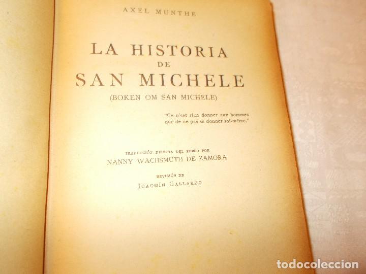 Libros de segunda mano: LA HISTORIA DE SAN MICHELE Axel Munthe - Foto 1
