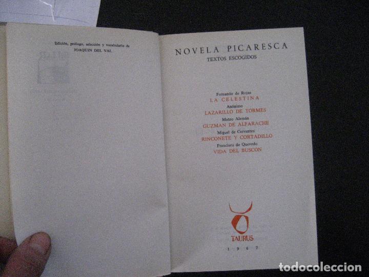 Libros de segunda mano: NOVELA PICARESCA. ANTOLOG&Iacute;A. TEXTOS ESCOGIDOS. TAURUS, - Foto 4