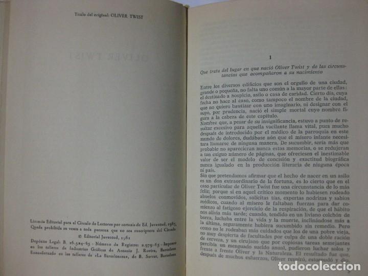 Libros de segunda mano: OLIVER TWIST - CHARLES DICKENS - C&Iacute;RCULO DE LECTORES - 1965 - Foto 3