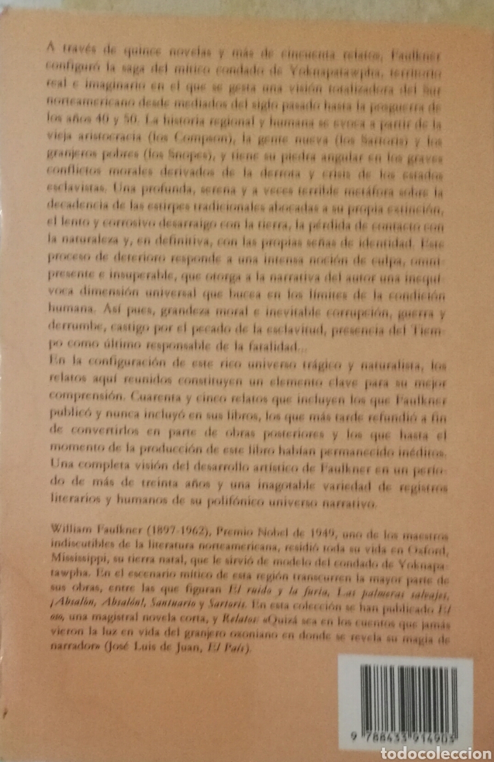 Libros de segunda mano: William Faulkner  Relatos - Foto 2