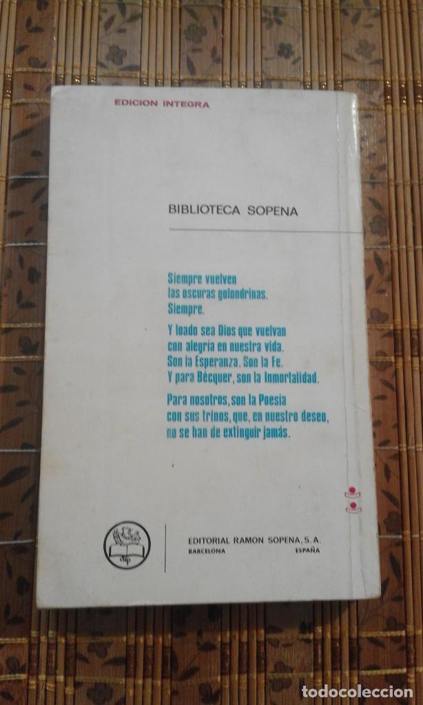 Libros de segunda mano: Rimas y leyendas - Gustavo A. B&eacute;cquer - 1975 - Foto 2
