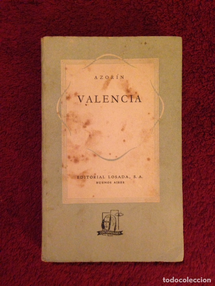 Libros de segunda mano: Libro, VALENCIA, por Azorin, a&ntilde;o 1949 - Foto 1