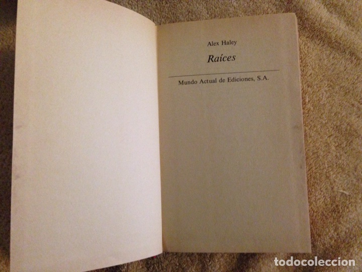 Libros de segunda mano: Libro. RAICES, por Alex Haley (a&ntilde;o 1979) - Foto 2