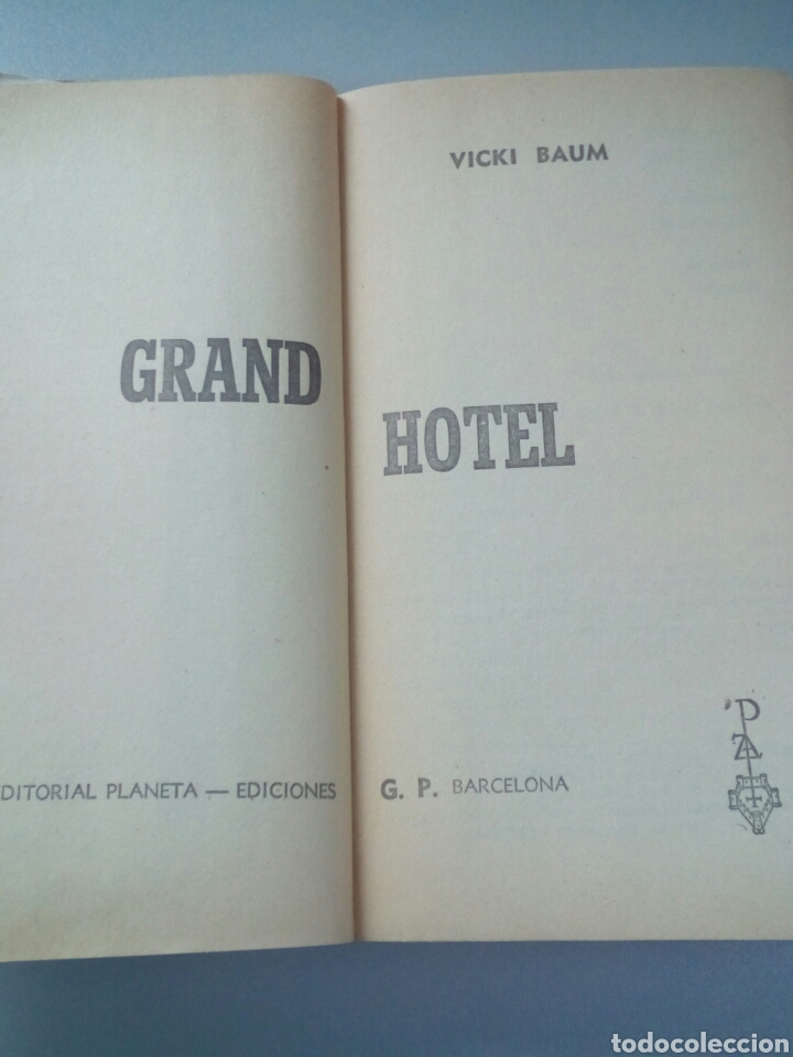 Libros de segunda mano: A&ntilde;o 1969. Libro, GRAN HOTEL. Vicki Baum. - Foto 4